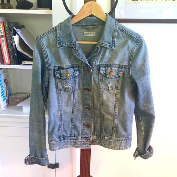 Gap 1969 Vintage Look Denim Blue Jean Jacket XS - Picture 2 of 15